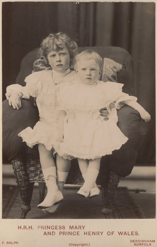 Prinsesse Mary og prins Henry av Wales av English Photographer
