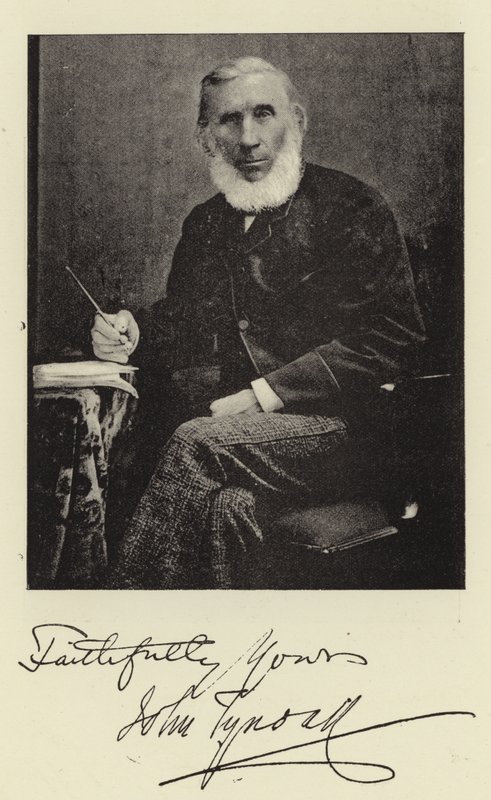 Professor John Tyndall, PhD, LLD, DCL, FRS, undc av English Photographer