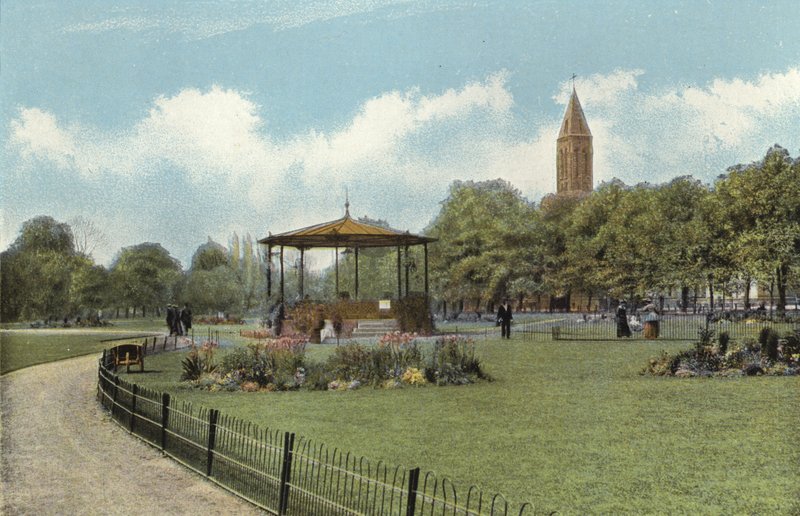 Pump Room Gardens, Leamington av English Photographer