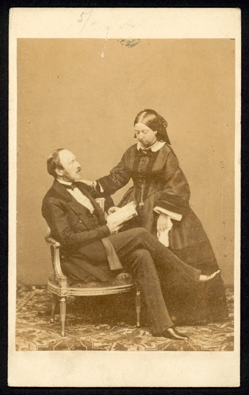 Dronning Victoria og Prins Albert av English Photographer