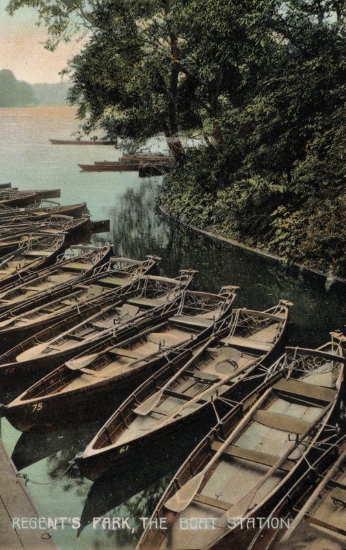 Regent's Park, London, The Boat Station (bilde) av English Photographer