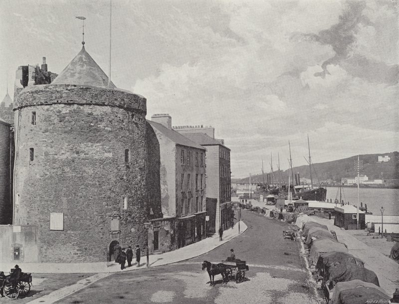 Reginalds Tower and the Quay, Waterford av English Photographer