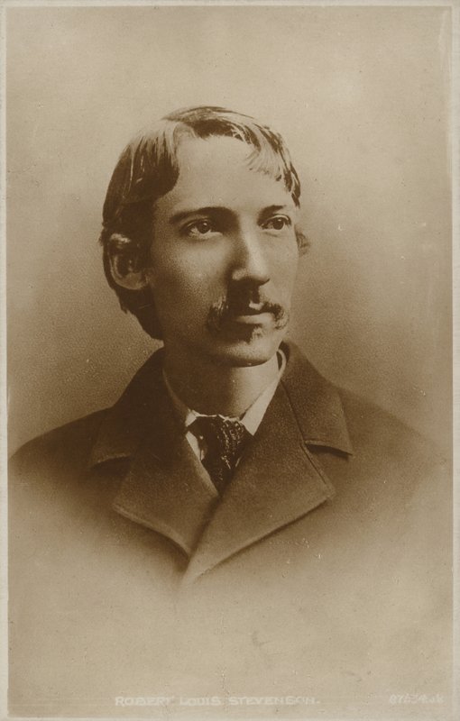 Robert Louis Stevenson (1850-1894), skotsk romanforfatter, poet og reiseskribent av English Photographer