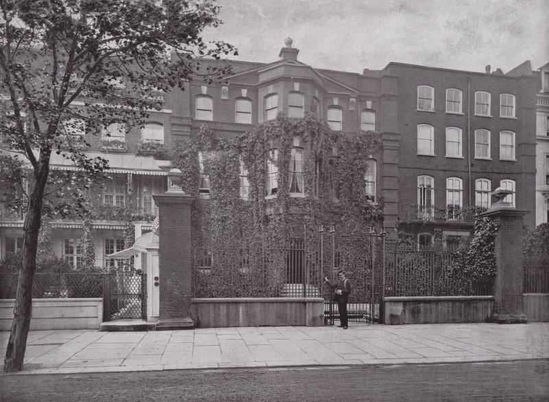 Rossettis House i Cheyne Walk, Chelsea av English Photographer