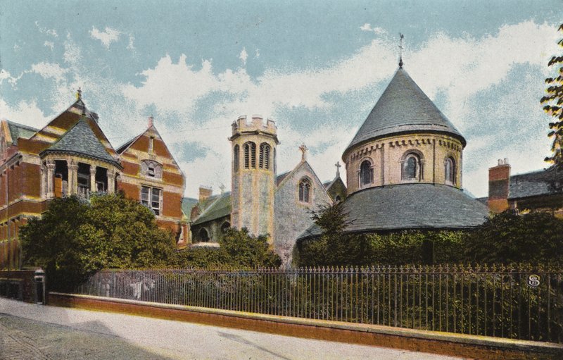 Round Church and Union Society Building av English Photographer