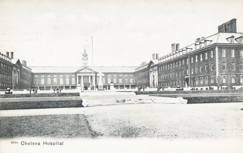 Royal Hospital Chelsea på Royal Hospital Road av English Photographer