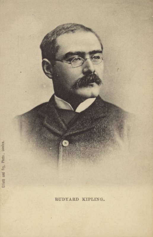 Rudyard Kipling (1865–1936), engelsk novelleforfatter, poet og romanforfatter av English Photographer
