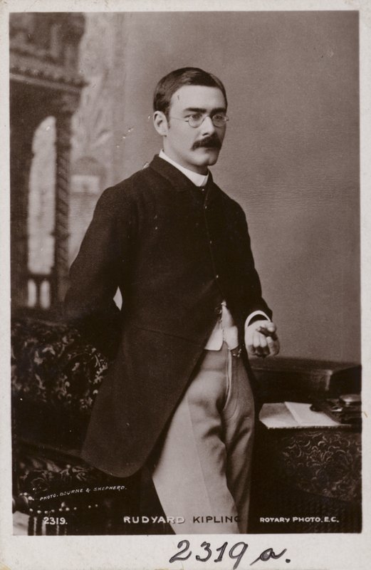 Rudyard Kipling (1865–1936), engelsk novelleforfatter, poet og romanforfatter av English Photographer