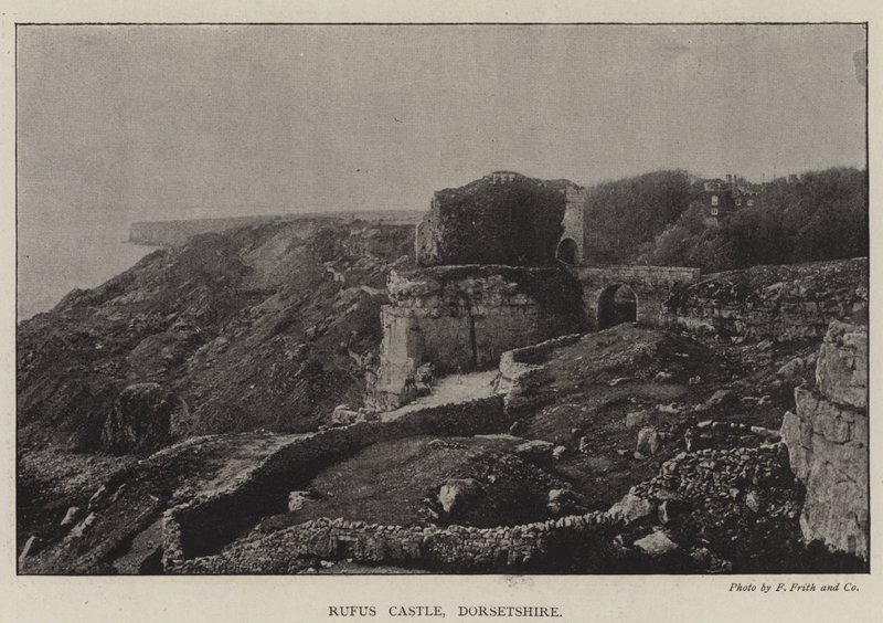Rufus Castle, Dorsetshire av English Photographer