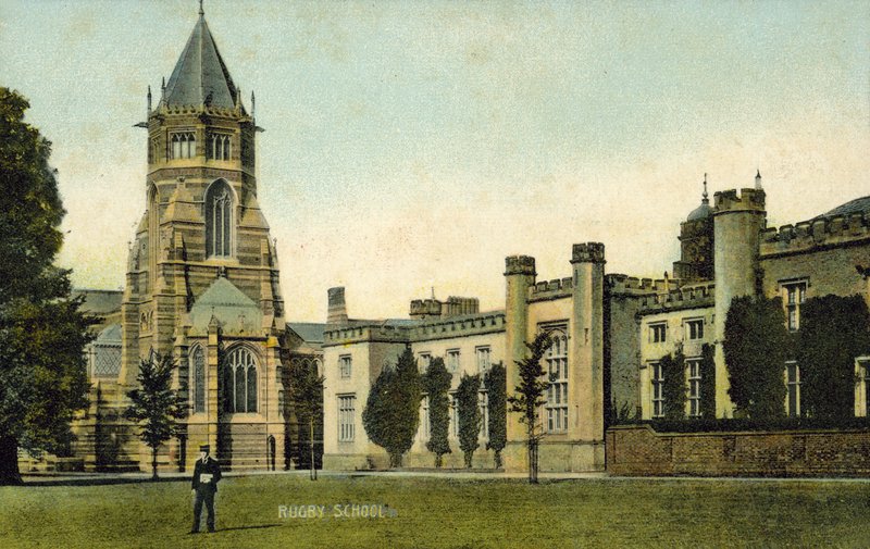 Rugby School, Warwickshire (fargebilde) av English Photographer