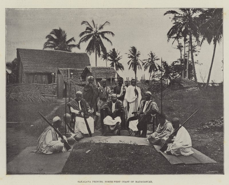 Sakalava Princes, Nordvestkysten av Madagaskar av English Photographer
