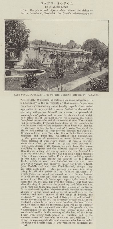 Sans-Souci, Potsdam, et av de tyske keiserpalassene av English Photographer