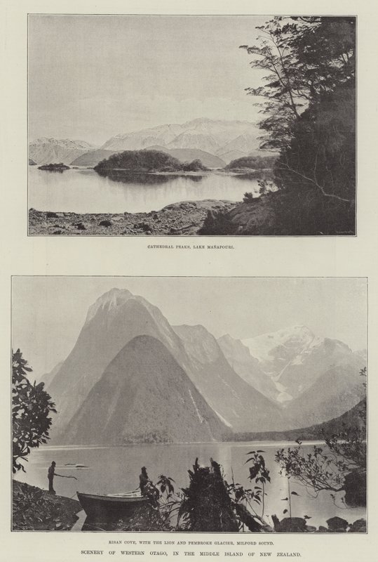 Naturen i Western Otago, på Midtøya på New Zealand av English Photographer