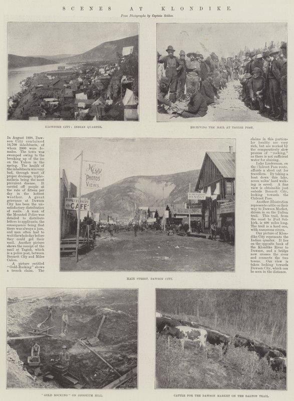 Scener ved Klondike av English Photographer