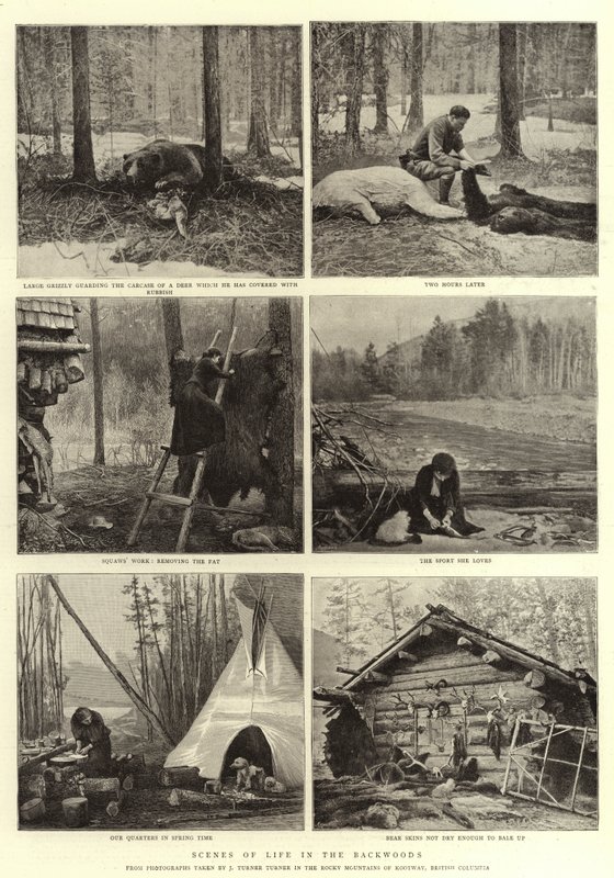 Scener of Life in the Backwoods av English Photographer