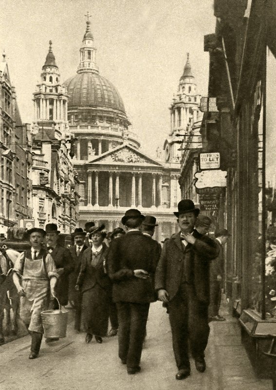 Scenes of London Life (s/hvitt-bilde) av English Photographer