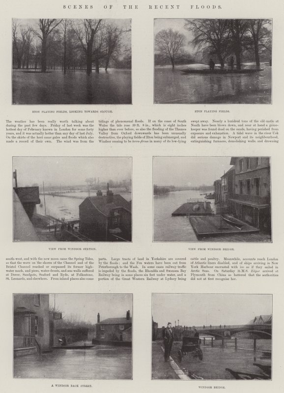 Scener fra de siste flommene av English Photographer
