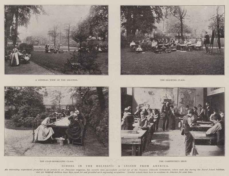 Skole i ferien, en leksjon fra Amerika av English Photographer