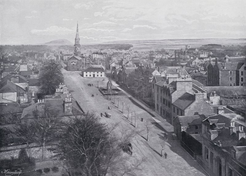 Skottland: Haddington (s/hvitt bilde) av English Photographer