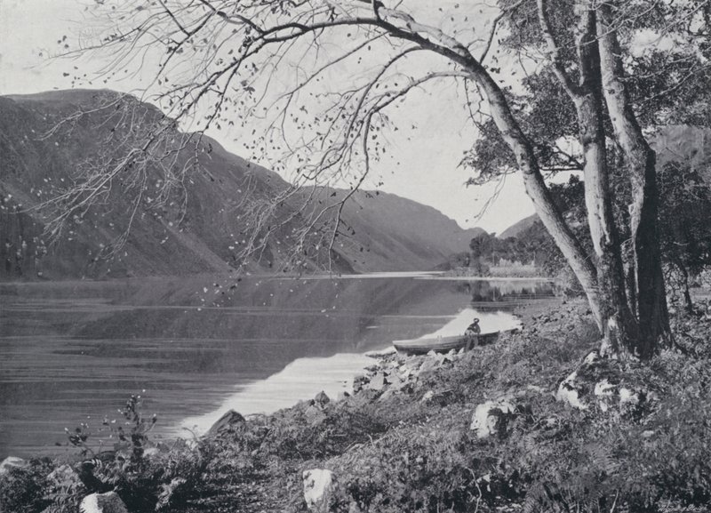 Skottland: The Pass of Brander (s/hv-bilde) av English Photographer