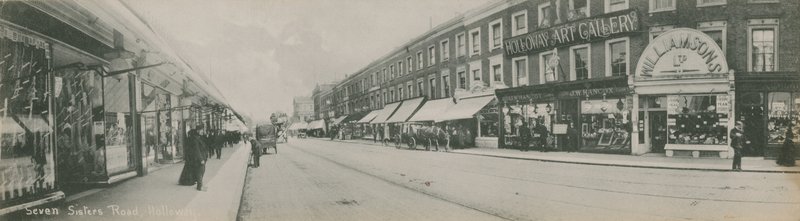 Seven Sisters Road, Holloway, London av English Photographer