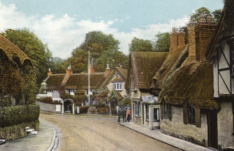 Shanklin gamle landsby av English Photographer