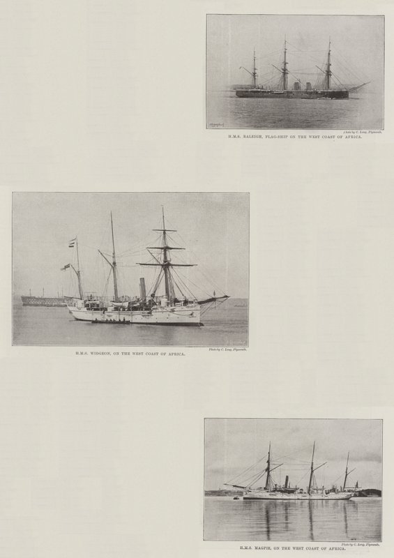 Skip fra Royal Navy av English Photographer