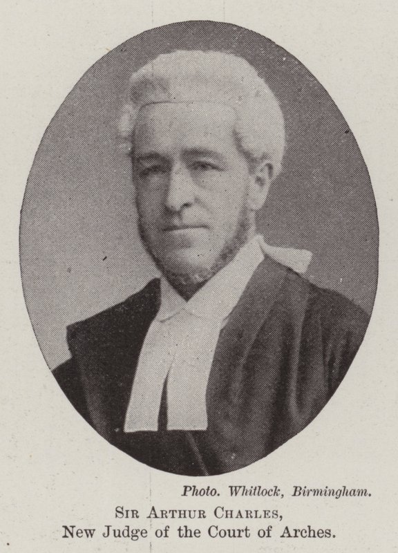 Sir Arthur Charles, ny dommer ved Court of Arches av English Photographer