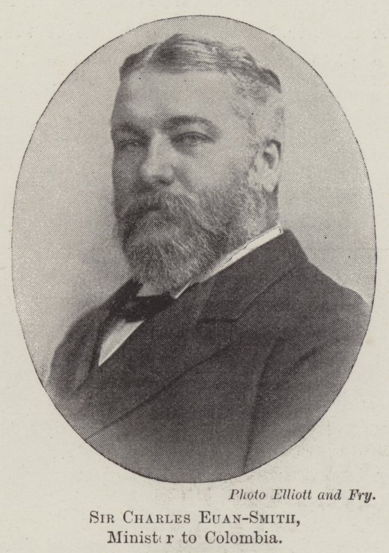Sir Charles Euan-Smith, minister i Colombia av English Photographer