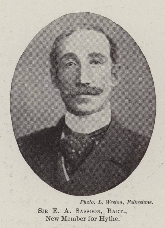 Sir E A Sassoon, Baronet, nytt medlem for Hythe av English Photographer
