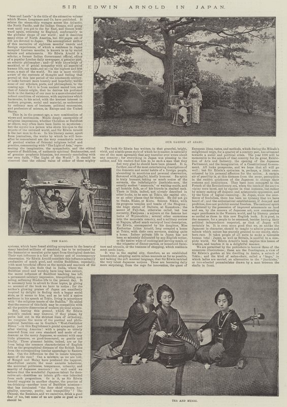 Sir Edwin Arnold i Japan av English Photographer