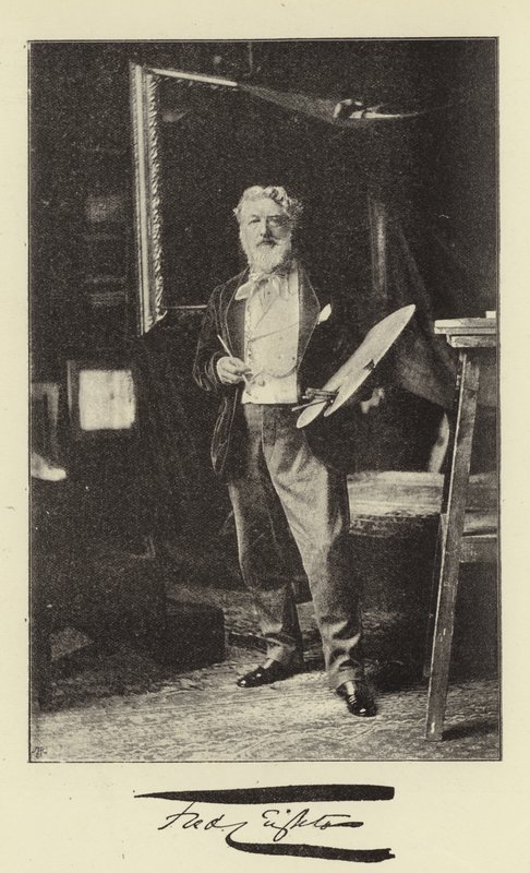 Sir Frederick Leighton, president for Royal Academy av English Photographer
