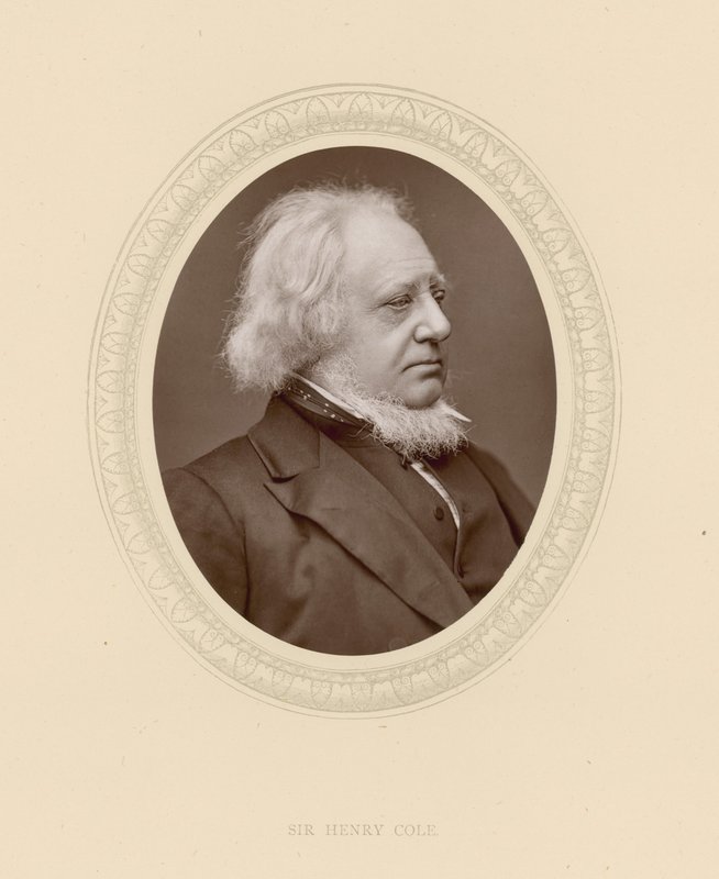 Sir Henry Cole, den første direktøren for Victoria and Albert Museum av English Photographer