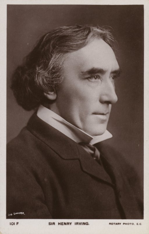 Sir Henry Irving , engelsk sceneskuespiller av English Photographer
