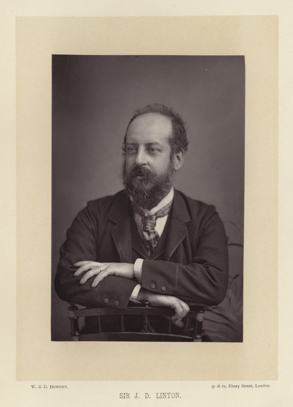 Sir James Dromgole Linton, akvarellist av English Photographer