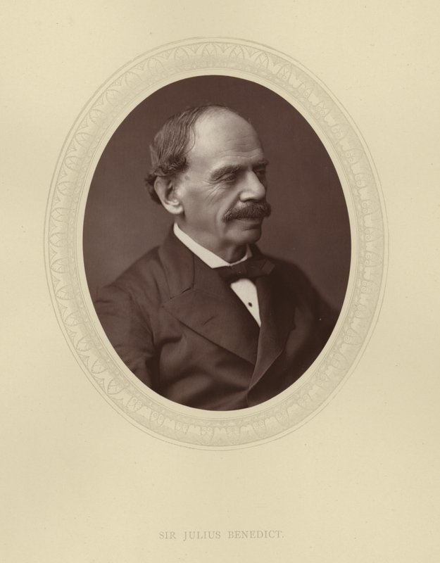 Sir Julius Benedict av English Photographer