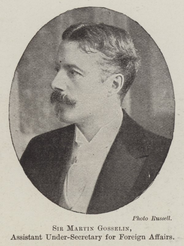 Sir Martin Gosselin, assisterende undersekretær for utenrikssaker av English Photographer