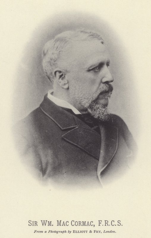 Sir William MacCormac, FRCS (s/hvitt bilde) av English Photographer