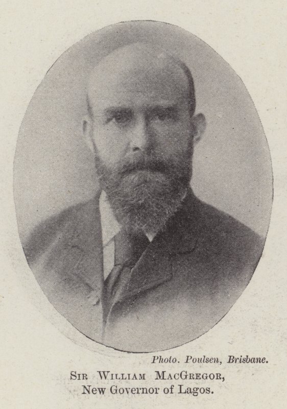 Sir William MacGregor, ny guvernør i Lagos av English Photographer