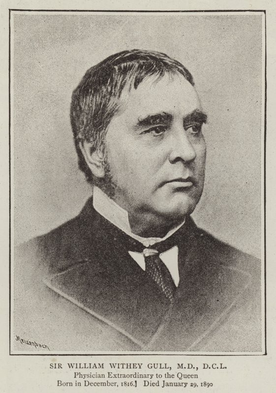 Sir William Withey Gull, MD, DCL av English Photographer