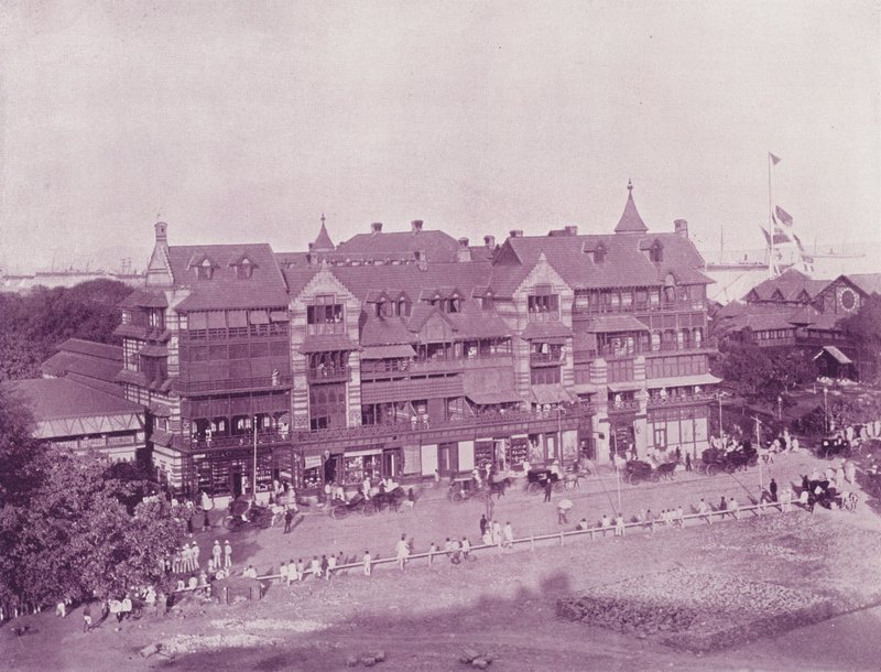 Sirdars Mansions, Bombay av English Photographer