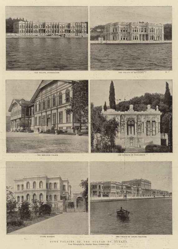 Noen palasser til sultanen av Tyrkia av English Photographer