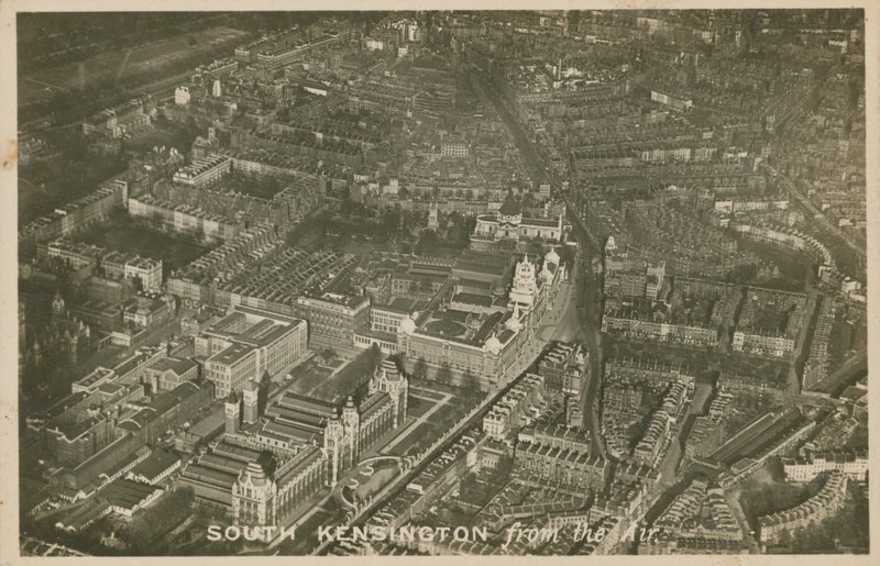 South Kensington fra luften av English Photographer