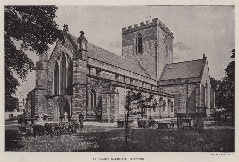 St Asaphs Cathedral, Flintshire av English Photographer