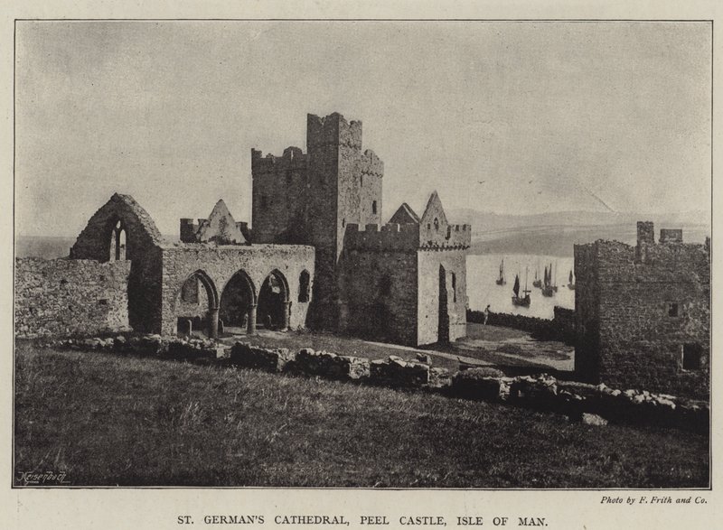 St Germans Cathedral, Peel Castle, Isle of Man av English Photographer