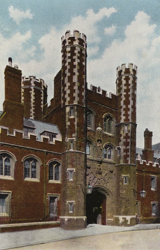 St. Johns College. Inngangsport av English Photographer