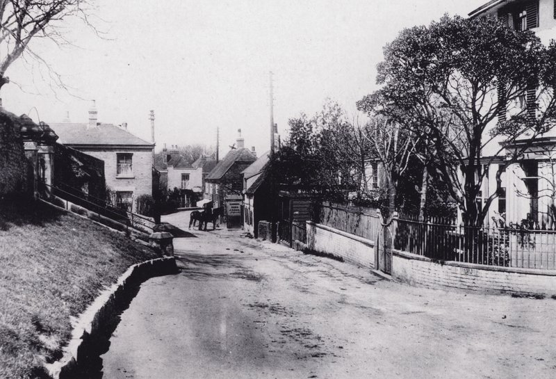 St Margarets Bay, Kent: St Margarets at Cliffe (s/hvitt-bilde) av English Photographer
