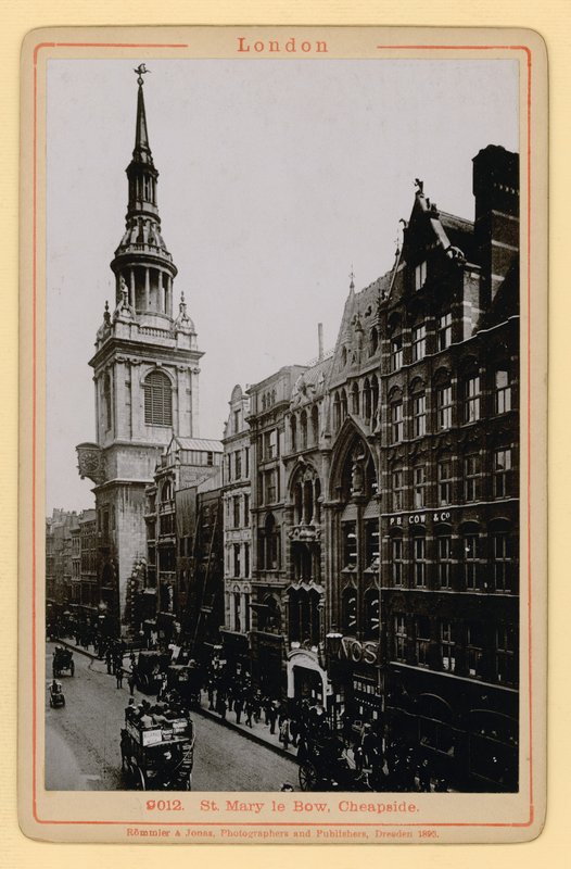St Mary le Bow, Cheapside, London av English Photographer