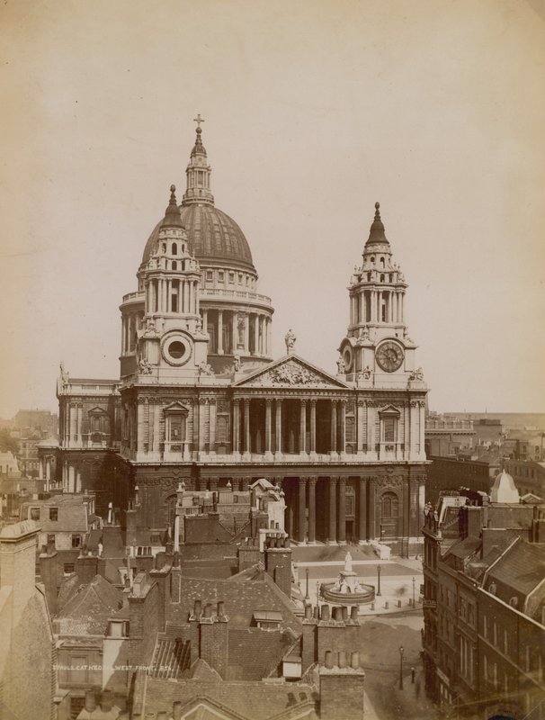 St Pauls Cathedral, London, tidlig på 1900-tallet av English Photographer