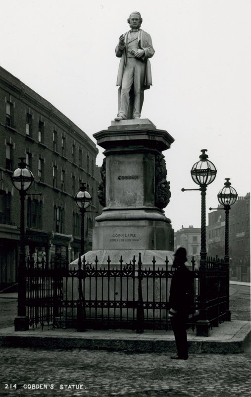 Statue av Richard Cobden av English Photographer